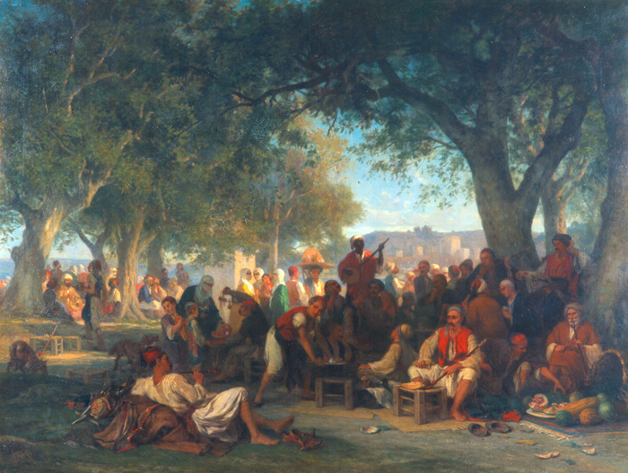 Le repos du Vendredi, 1863, Hirsch