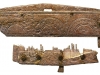 objets mérovingiens de la tombe trouvés à Tocane